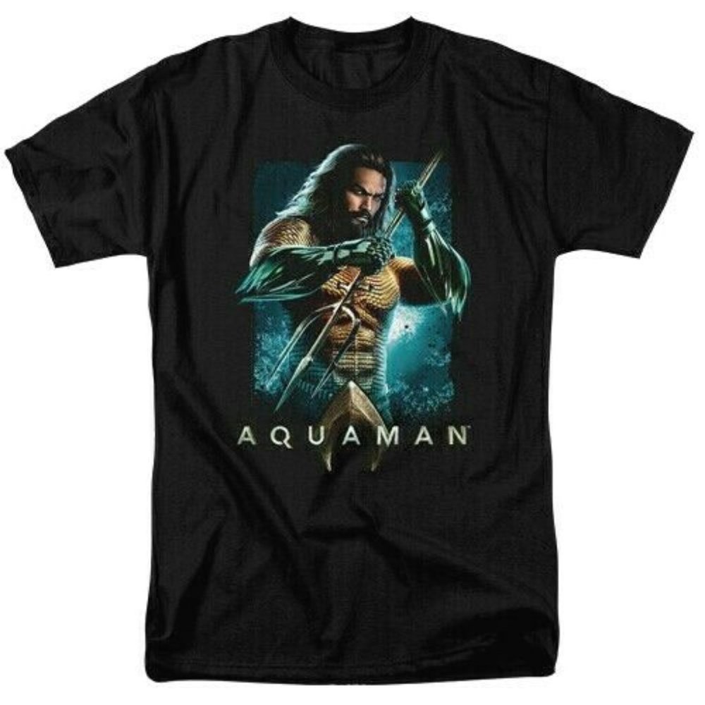 DC Comics Aquaman, Jason Mamoa Mens Unisex T-Shirt